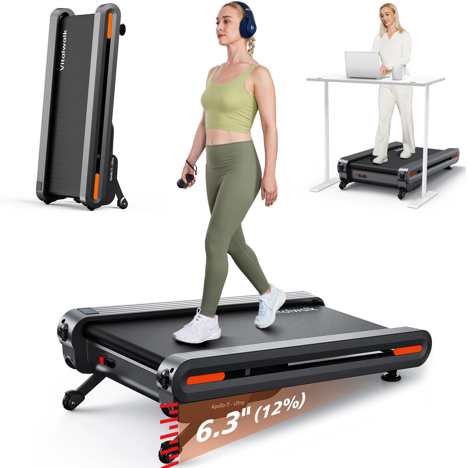 Vitalwalk Apollo-11 Ultra Walking Pad Treadmill