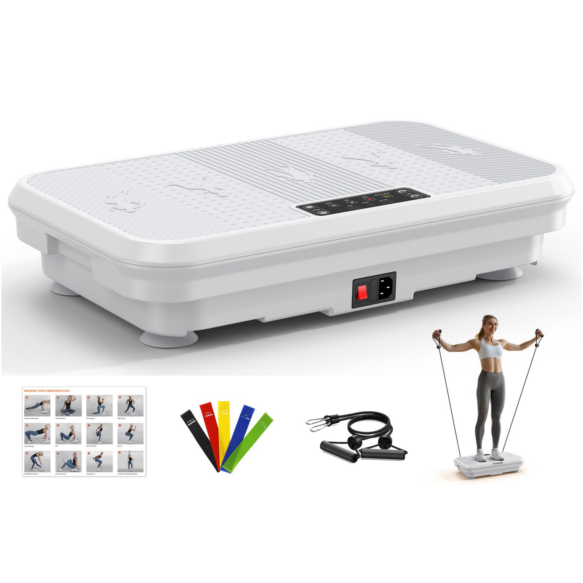 3D Vibration Plate Exercise Machine for Lymphatic Drainage