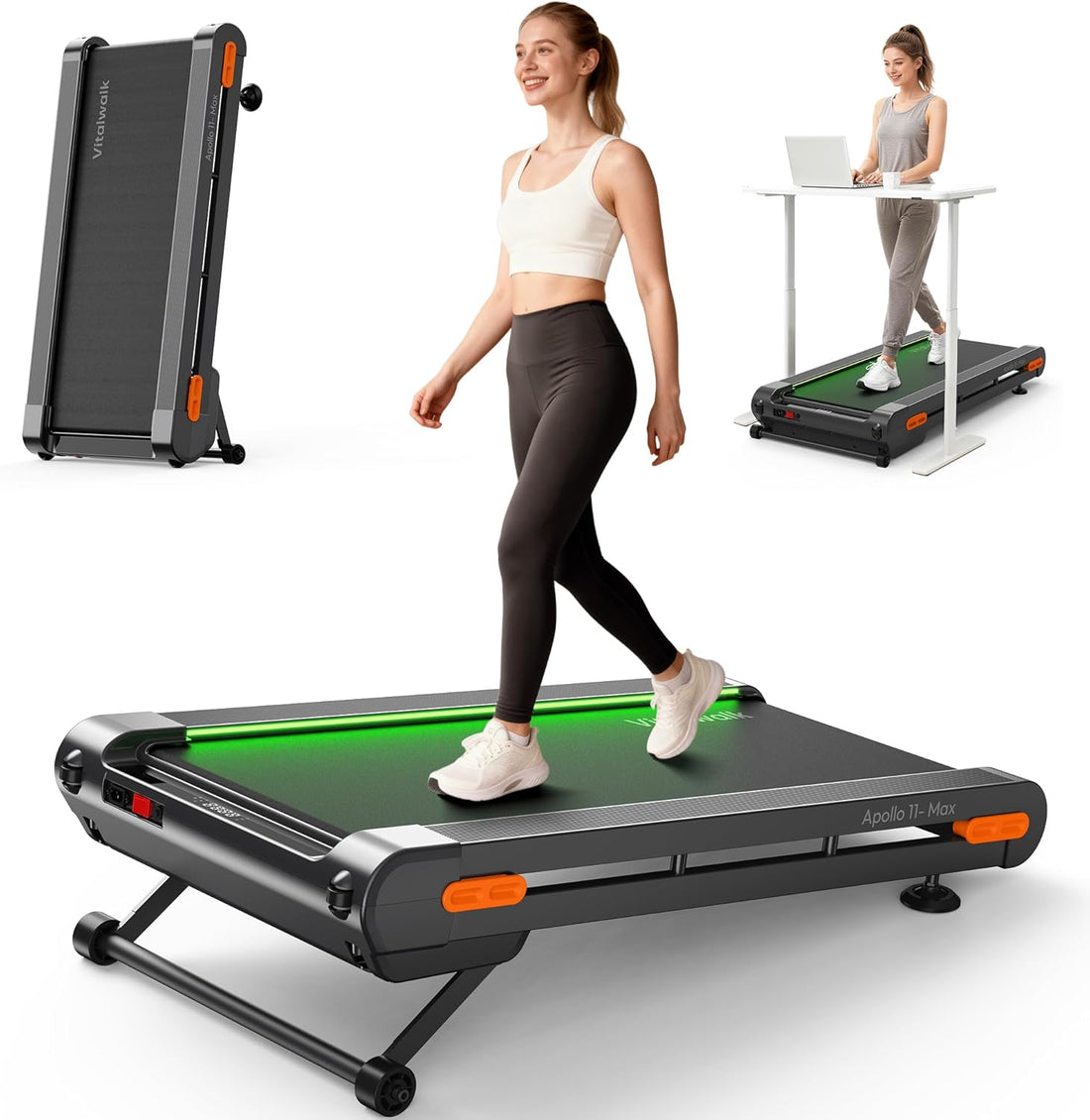 VitalWalk Apollo-11 Max 20 percent incline walking pad